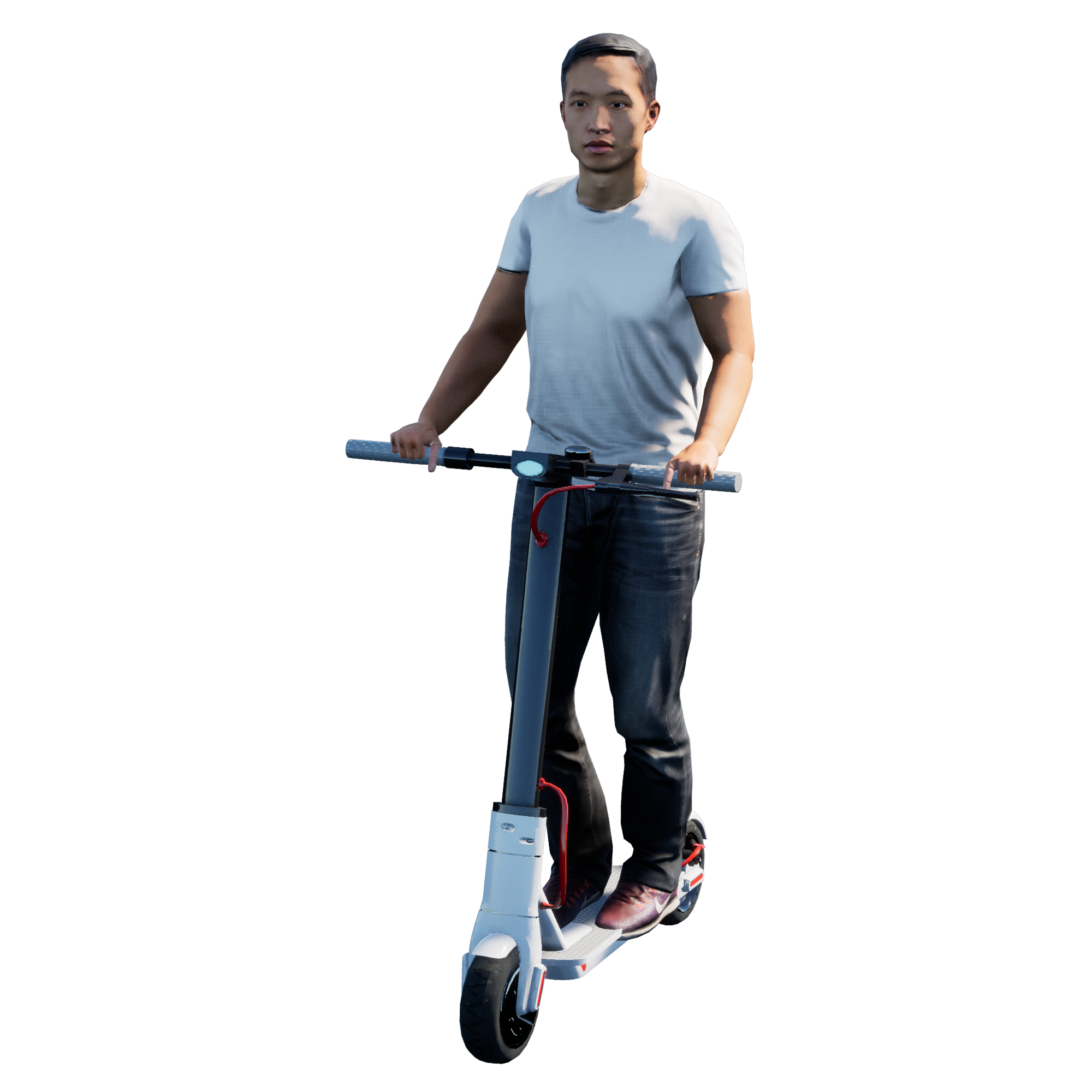 3D scooter rider in Beyond Typicals